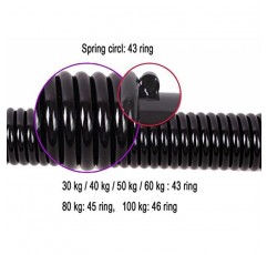 HAOYING 20kg-130kg 듀얼 스프링 파워 트위스터 바, ITTA 슈퍼 헤비 듀티 암 및 가슴 빌더 강화 장치