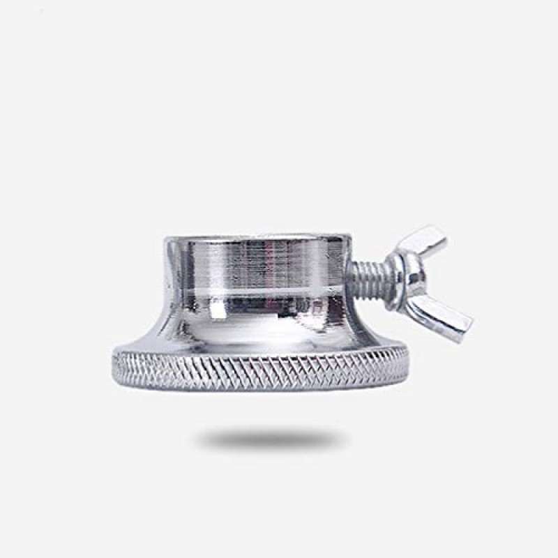 VOSAREA 초커 Dumbell 바벨 클램프 스크류 캡용 바벨 육각 너트 교체 이중 잠금 육각 너트 웨이트 바 스크류 클램프 2PCS 덤벨 바 너트