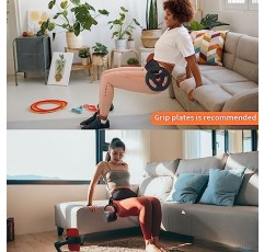 MIUONO 엉덩이 스러스트 벨트, 케틀벨 또는 그립 플레이트용 덤벨 엉덩이 스러스트 벨트, 홈 체육관의 부티 운동을 위한 두꺼운 미끄럼 방지 가죽 글루트 브릿지 패드 기계