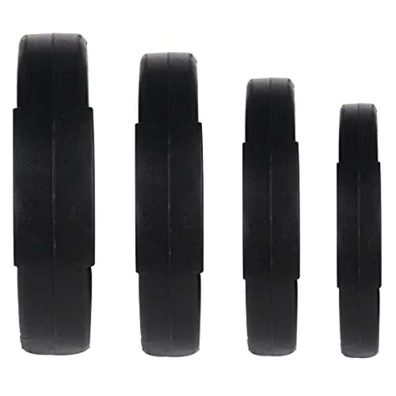 BalanceFrom Vinyl 표준 1인치 플레이트 근력 훈련 및 역도용 웨이트 플레이트, 쌍 또는 세트