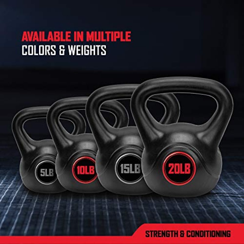 CrossFit 훈련을 위한 충격 방지 플라스틱 코팅이 적용된 RBX 시멘트 케틀벨