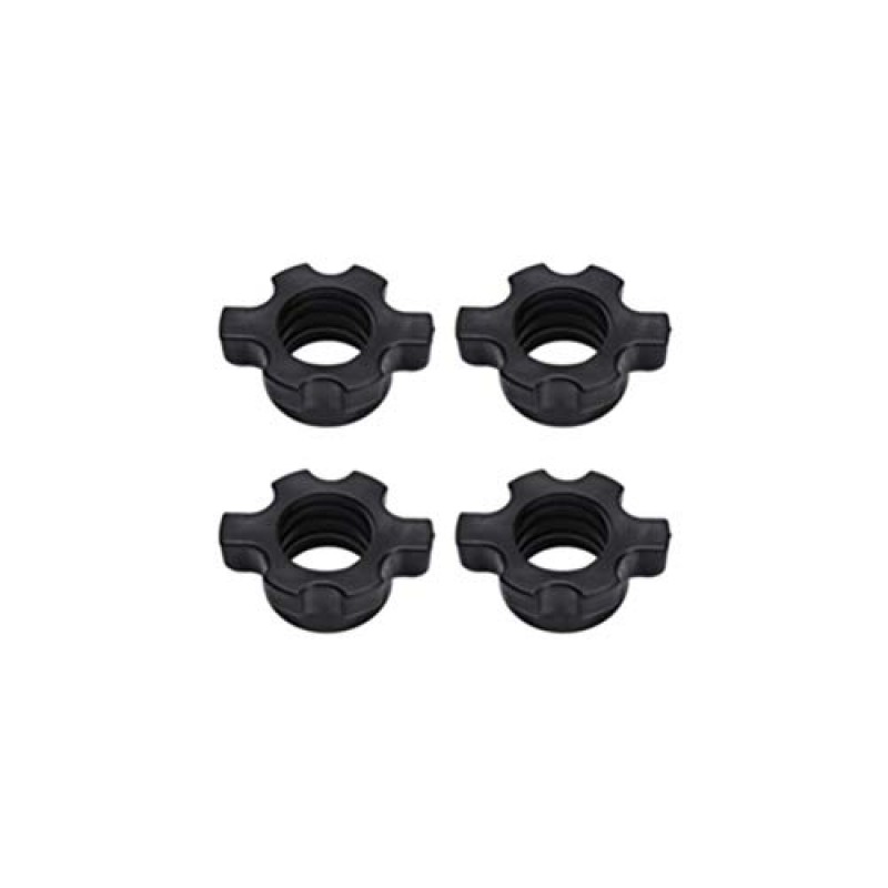 BESPORTBLE 2pcs 40cm 덤벨 바 스틸 덤벨 핸들 4pcs 너트 역도 액세서리 가정용 피트니스 장비 (파란색)