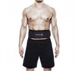 스쿼트 및 데드리프트용 Rehband 역도 벨트 - 남성 및 여성용 역도 벨트, 파워리프팅 및 보디빌딩 벨트 남녀공용, 헤비듀티 체육관 벨트