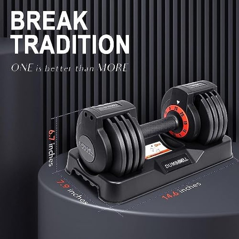 조정 가능한 덤벨 25/55LB 쌍 덤벨 무게, 5 in 1 프리 웨이트 덤벨, 미끄럼 방지 금속 손잡이가 있으며 홈 체육관 운동 장비에 적합