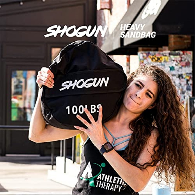 Shogun 스포츠 트레이닝 샌드백, 고강도 훈련, 피트니스, 군용 컨디셔닝, 교차 훈련 및 근력 훈련을 위한 고강도 운동 샌드백. 무거운 샌드백 무게.