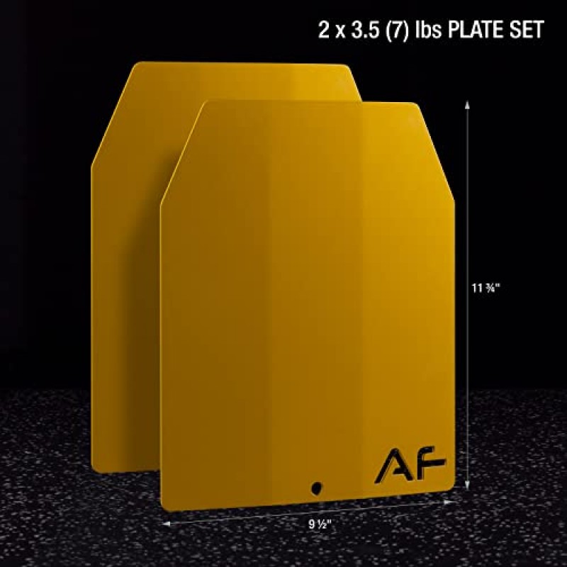 전술적 가중치 조끼용 AmStaff 피트니스 웨이트 조끼 플레이트 – WOD, 운동, 근력 및 지구력 훈련, 달리기 – 3D 곡선 인체공학적 디자인 – 7LB/11LB/17LB/27LB 사용 가능