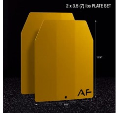 전술적 가중치 조끼용 AmStaff 피트니스 웨이트 조끼 플레이트 – WOD, 운동, 근력 및 지구력 훈련, 달리기 – 3D 곡선 인체공학적 디자인 – 7LB/11LB/17LB/27LB 사용 가능