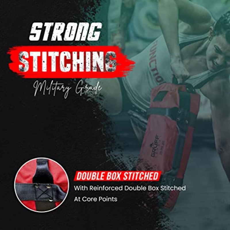 Gruff Combat Fitness Sandbags 더플 샌드백 강도 훈련 크로스 트레이닝 조정 가능한 운동 무게 홈 체육관 용 운동 장비
