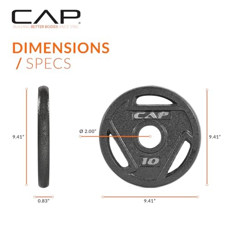 CAP 바벨 올림픽 그립 웨이트 플레이트 컬렉션