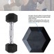 Saorzon Dumbbells 2개 세트 홈 체육관용 운동 피트니스 덤벨 프리 웨이트 핸드 헥스 덤벨