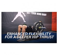 바벨용 Gronk Fitness 엉덩이 스러스트 패드 | 편안함을 더해주는 두꺼운 폼