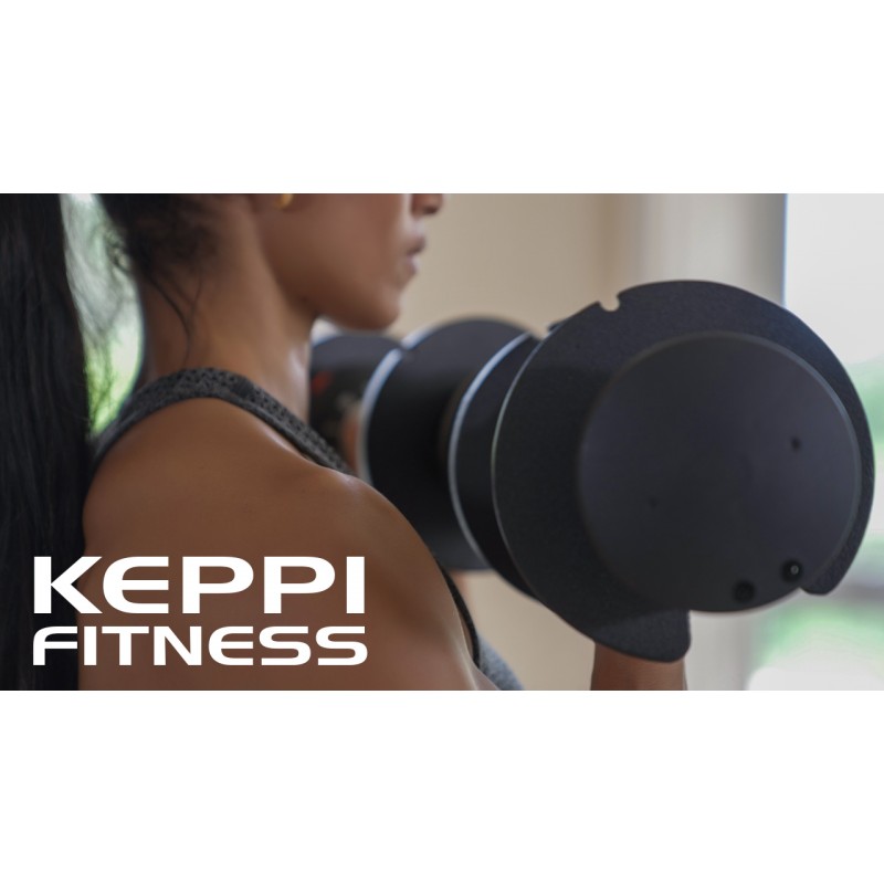 Keppi 조정 가능한 아령 세트, 운동 및 피트니스를 위한 미끄럼 방지 금속 손잡이가 있는 25lb 아령 전신 운동 피트니스를 위한 빠른 무게 조절