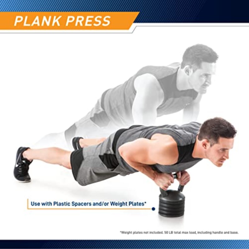 Apex 조정 가능한 고강도 운동 Kettlebell 무게 세트 홈 체육관용 근력 훈련 및 역도 장비 APKB-5009, 회색