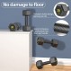 Hex Dumbbells PVC Encase 코팅 근력 훈련, 홈 체육관 피트니스 및 전신 운동을위한 프리 웨이트 덤벨 세트