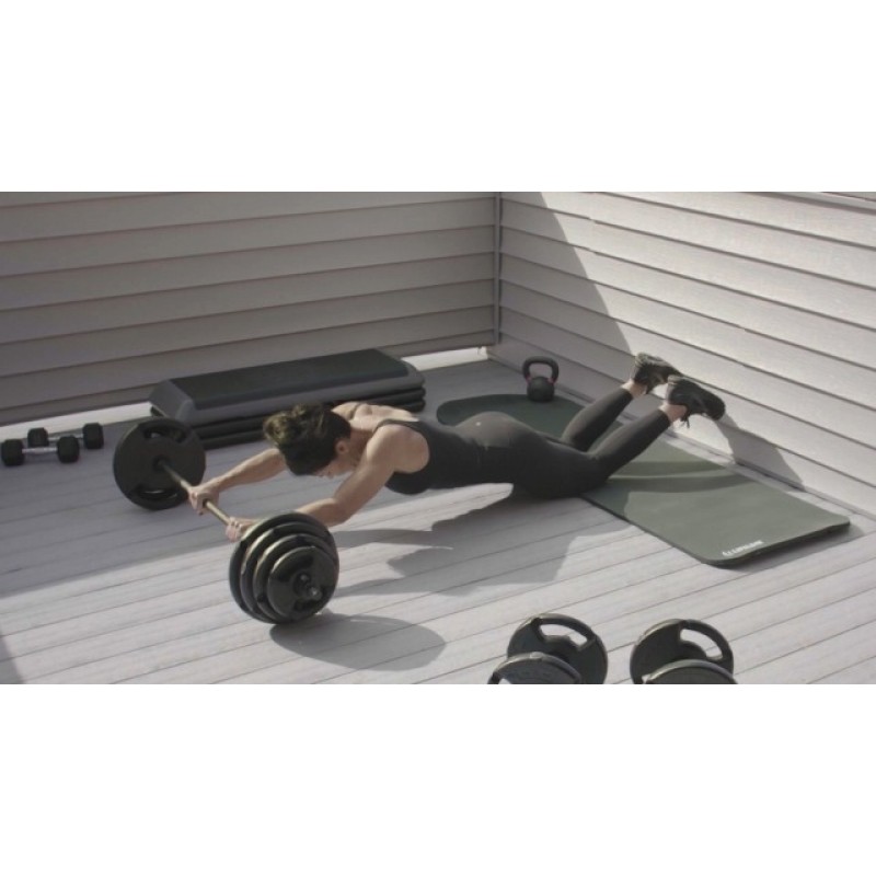 Club Quality 4웨이트 디럭스 바벨 세트(바 포함) by Step Fitness