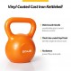 Kettlebell 세트, TopMade 5lb-40lb 비닐 코팅 주철 조정 가능한 Kettlebell 무게 세트 운동 피트니스 주전자 공 덤벨 그립 무게 Kettlebells 남성용 여성용 홈 체육관 운동 근력 훈련