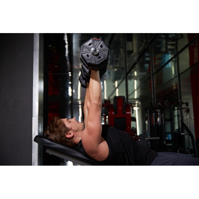 LEADNOVO 조정 가능한 무게 아령 세트, 44Lbs 66Lbs 88Lbs 3 in 1 조정 가능한 무게 아령 바벨 세트, 홈 피트니스 무게 세트 체육관 운동 남성 여성용 커넥팅로드 운동 훈련