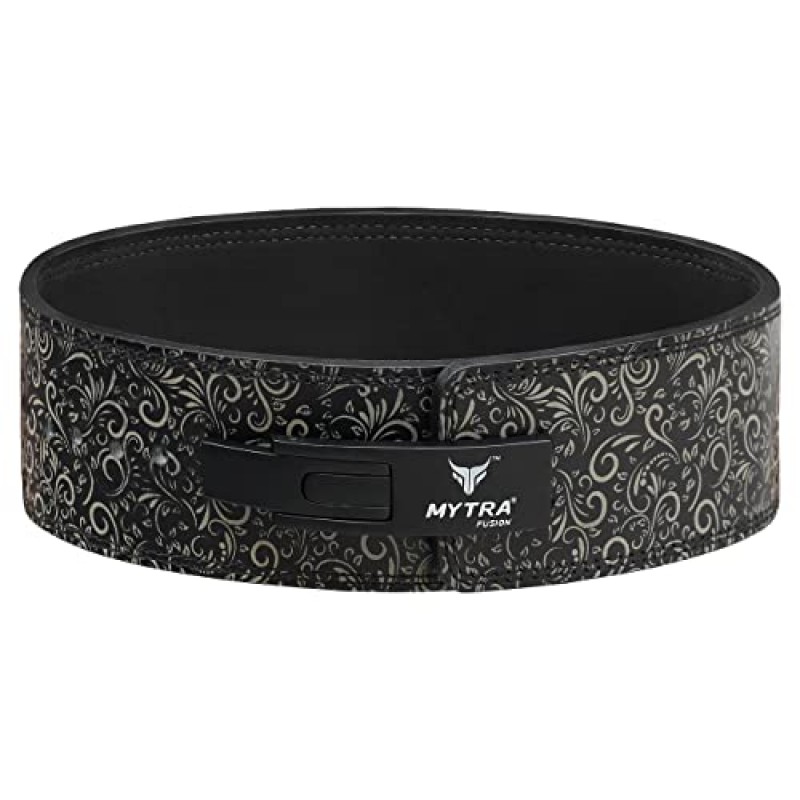 남성과 여성을 위한 Mytra Fusion 역도 벨트 레버 벨트 10MM 두께 및 4