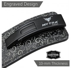 남성과 여성을 위한 Mytra Fusion 역도 벨트 레버 벨트 10MM 두께 및 4