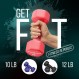 Fitness Republic 네오프렌 운동 덤벨 - 미끄럼 방지, 롤 방지 운동 및 피트니스 덤벨 콤보 - 남성 및 여성을 위한 육각 모양의 핸드 웨이트 - 가정 및 체육관 훈련에 이상적