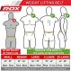 RDX 역도 벨트 나파 가죽, 4인치 패딩 요추 지지대, 조절 가능한 구멍 11개, 보디빌딩 훈련, 파워리프팅 데드리프트 운동 스쿼트 운동, 홈 체육관 피트니스 장비