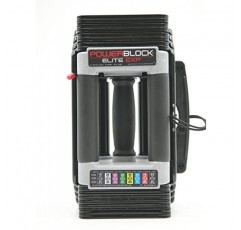 PowerBlock Elite EXP 조정 가능한 덤벨, 쌍으로 판매, 1단계, 5-50파운드 덤벨, 내구성 있는 강철 구조, 혁신적인 운동 장비, 올인원 덤벨, 확장 키트로 확장 가능