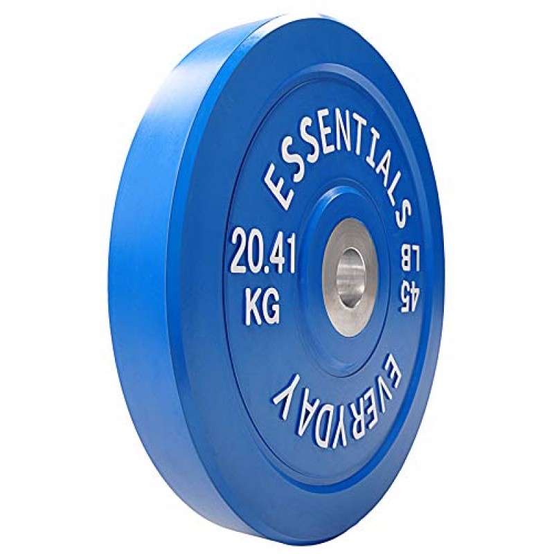 BalanceFrom 컬러 코드 블랙 올림픽 범퍼 플레이트 웨이트 플레이트
