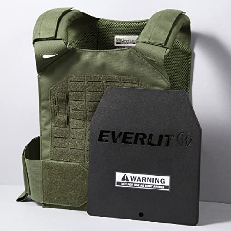 전술용 가중 조끼, 근력 훈련, 달리기, 운동용 EVERLIT 웨이트 플레이트 5.75 LB/ 8.75 LB 쌍