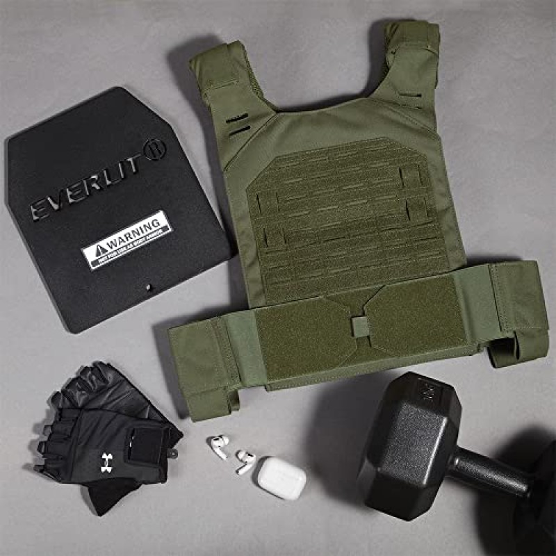 전술용 가중 조끼, 근력 훈련, 달리기, 운동용 EVERLIT 웨이트 플레이트 5.75 LB/ 8.75 LB 쌍