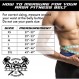 Arsa Fitness 역도 남성 및 여성용 조절 가능한 레버 벨트 파워 리프팅 등 지원 운동 데드 리프트 스쿼트 10MM 두께 4 "너비 - 골드 스탠다드