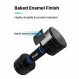 Northdeer Steel Dumbbells 홈 체육관 운동을 위한 폼 손잡이가 있는 조정 가능한 검정색 코팅 무게 세트 - 남성, 여성을 위한 근력 훈련(5lbs/10lbs/15lbs/20lbs 쌍)