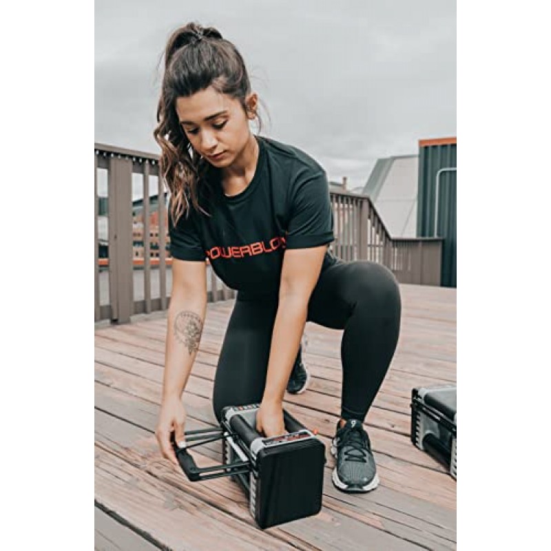 PowerBlock EXP 70-90lb. 덤벨 키트, 3단계 확장 키트, 1단계 및 2단계 EXP 조정 가능한 덤벨 구매 이후에만 호환 가능, 내구성 있는 강철, 혁신적인 운동 장비