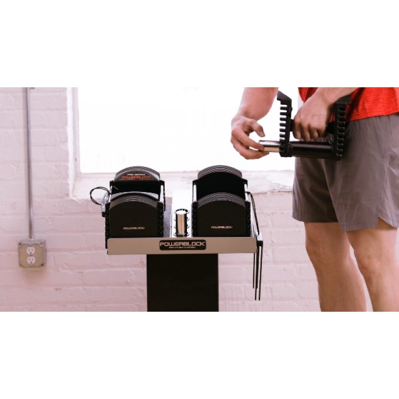 PowerBlock EXP 70-90lb. 덤벨 키트, 3단계 확장 키트, 1단계 및 2단계 EXP 조정 가능한 덤벨 구매 이후에만 호환 가능, 내구성 있는 강철, 혁신적인 운동 장비