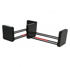 PowerBlock EXP 70-90lb. 덤벨 키트, 3단계 확장 키트, 1단계 및 2단계 EXP 조정 가능한 덤벨 구매 이후에만 호환 가능, 내구성 있는 강철, 혁신적인 운동 장비