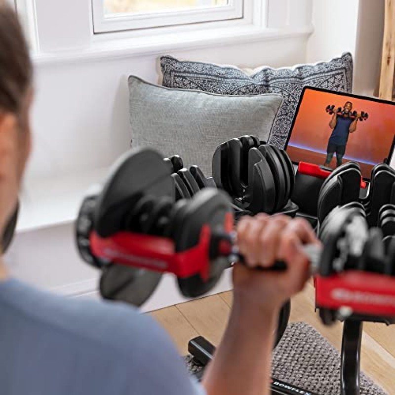 Bowflex SelectTech 552 조절식 덤벨(쌍) 및 스탠드 번들