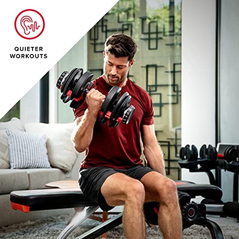 Bowflex SelectTech 552 조절식 덤벨(쌍) 및 스탠드 번들
