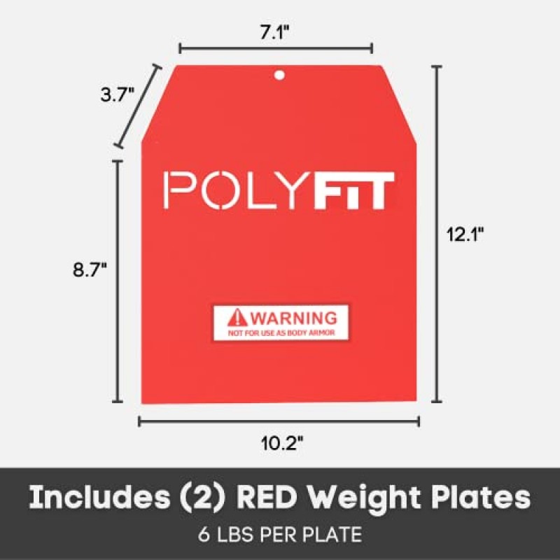 웨이트 조끼 플레이트 - 근력 운동용 웨이트 플레이트 웨이트 조끼 - 4lb, 6lb, 9lb, 14lb 쌍