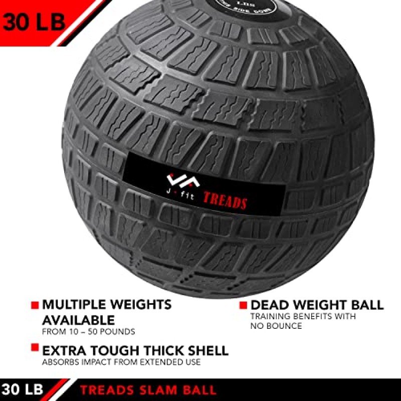 근력 및 컨디셔닝 WOD, 플라이오메트릭 및 코어 트레이닝, 심장 강화 운동을 위한 JFIT 데드 웨이트 슬램 볼
