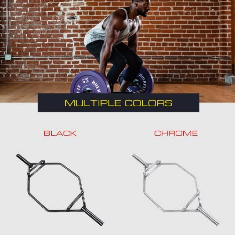 HulkFit 올림픽 2인치 육각 역도 트랩 바