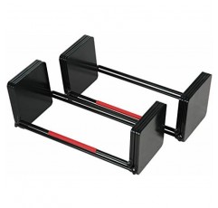 PowerBlock Elite EXP 70-90파운드 덤벨 키트, 3단계 확장 키트, 1단계 및 2단계 조정 가능한 덤벨 구매 이후에만 호환 가능, 내구성 있는 강철, 혁신적인 운동 장비 블랙