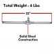 Body-Solid Tools MB022 22인치 케이블 기계, 삼두근 프레스다운 및 컬용 회전 직선 바 부착 장치