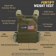 POLYFIT Fortify 운동용 웨이트 조끼 - 남성 및 여성용 근력 트레이닝 가중 조끼 - 10lb, 20lb 또는 30lb 조절 가능 - 조끼 플레이트 별도 판매