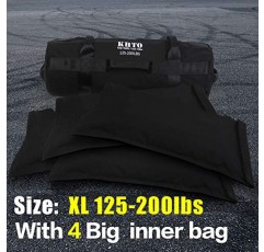 KHTO 샌드백-피트니스 용 헤비 듀티 샌드백 가중 파워 트레이닝-조정 가능한 운동 샌드백 선물 점프 로프 및 냉각 타월