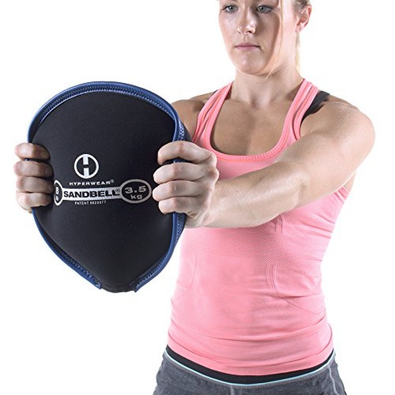 Hyperwear SandBell 네오프렌 SandBag 무중량 비충전 2-50lbs