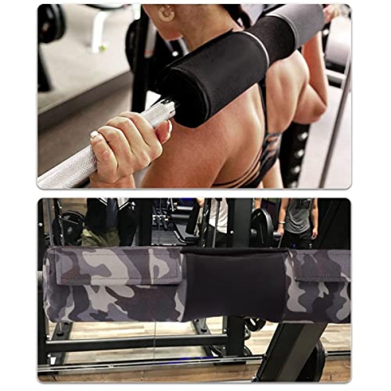 Xinbao Fit Viva 바벨 패드 표준 및 올림픽 바벨 피트니스 스트랩 3피스 세트 피트니스 슈트