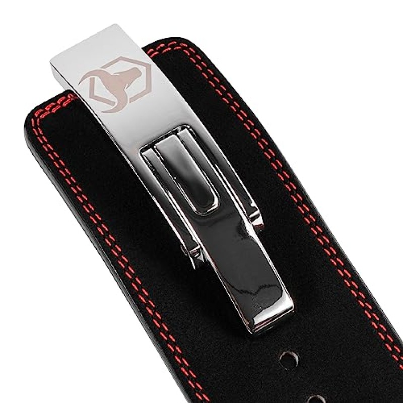 파워리프팅 레버 벨트 - 무거운 역도용 10mm/13mm 역도 벨트(USPA 및 IPL 승인) - 데드리프트 및 스쿼트용 허리 가죽 지지대
