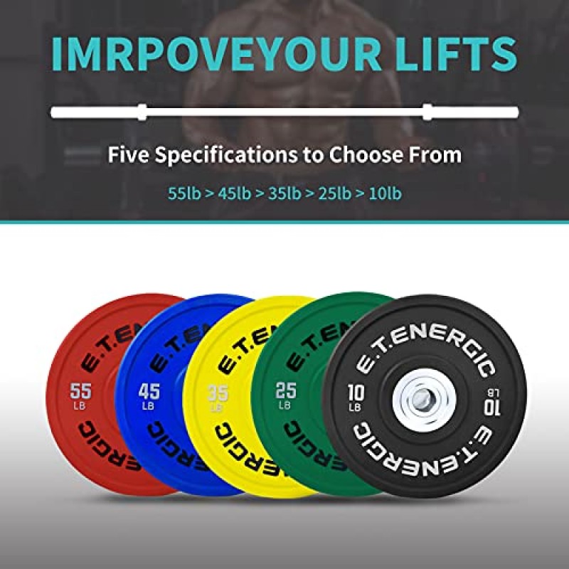 E.T.ENERGIC 10LB/25LB/35LB/45LB/55LB 범퍼 플레이트 무취 2