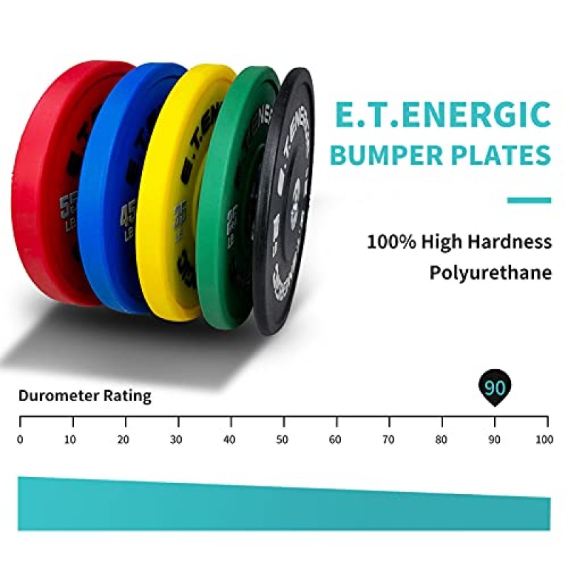 E.T.ENERGIC 10LB/25LB/35LB/45LB/55LB 범퍼 플레이트 무취 2