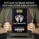 Tacsnake 곡선형 웨이트 조끼 플레이트, 5.75 LB/8.75 LB 가중 조끼, 근력 훈련, 달리기, 운동을 위한 인체공학적 디자인 쌍