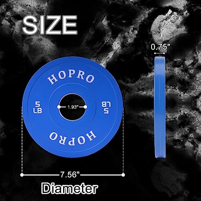 시그니처 피트니스 올림픽 범퍼 플레이트 고무 분수 웨이트 플레이트 웨이트 플레이트, 쌍 또는 세트 변경